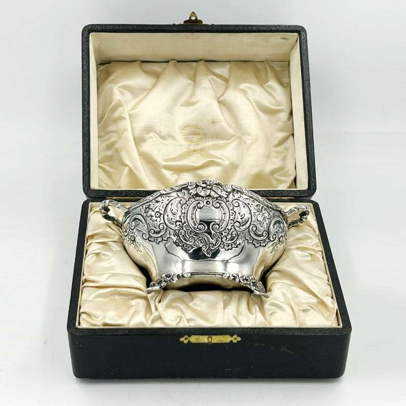 Hallmarked Silver Bowl Birmingham 1897 Samuel Walton Smith