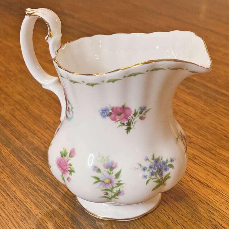 Royal Albert Flowers of The Month Tea Milk and Sugar