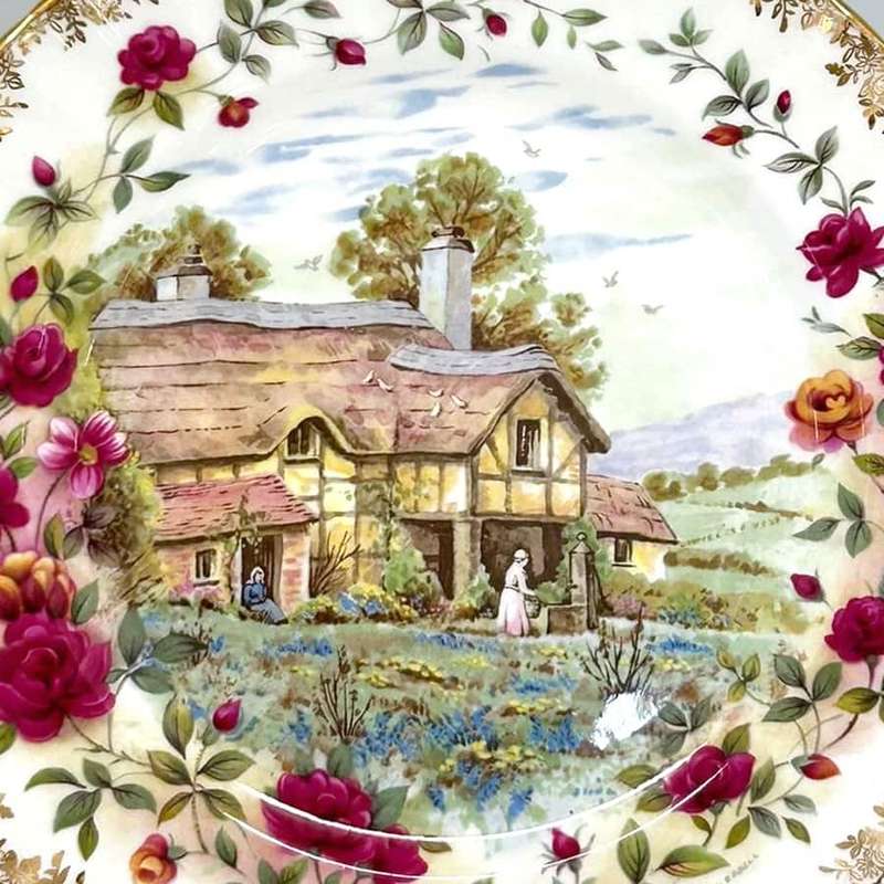 Royal Albert Four Seasons Spring Plate F F Errill