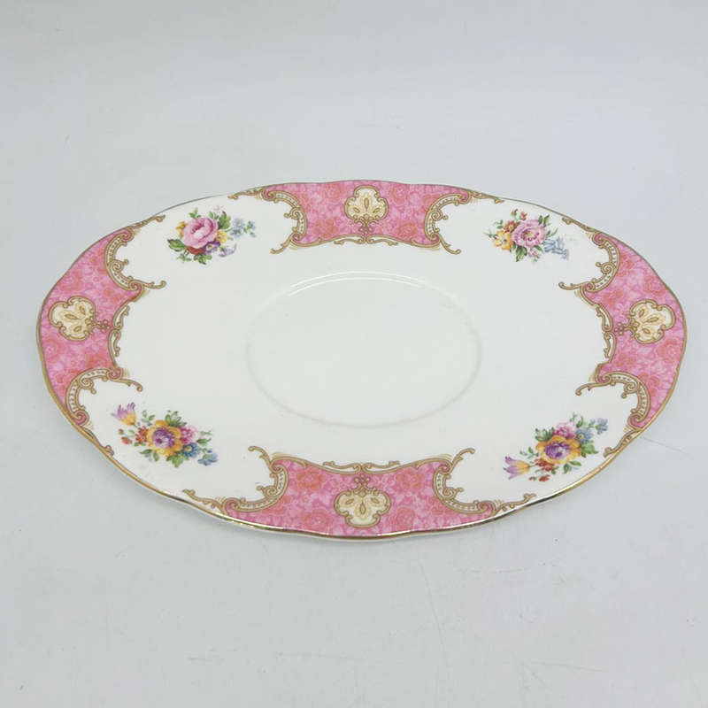 Royal Albert Lady Carlyle Sauce Boat On Stand