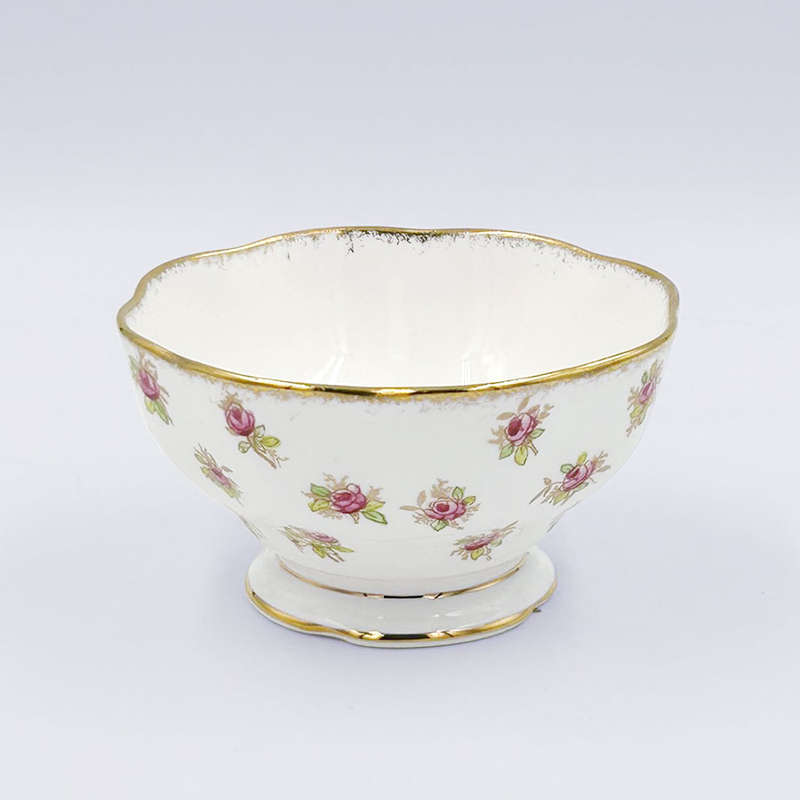 Royal Albert Pink Rosebud Sugar Bowl C1925