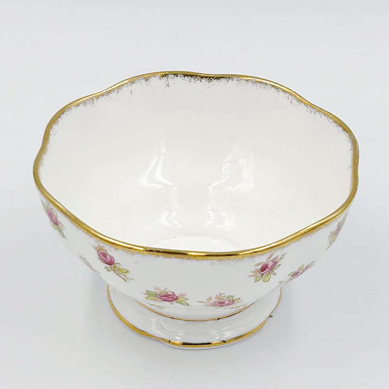 Royal Albert Pink Rosebud Sugar Bowl C1925
