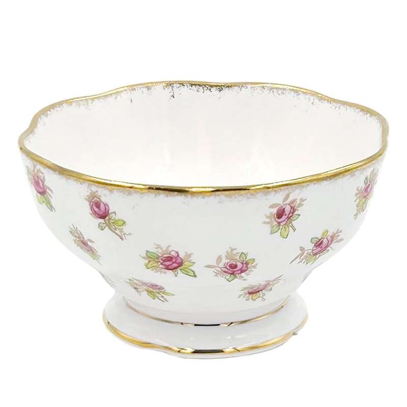 Royal Albert Pink Rosebud Sugar Bowl C1925
