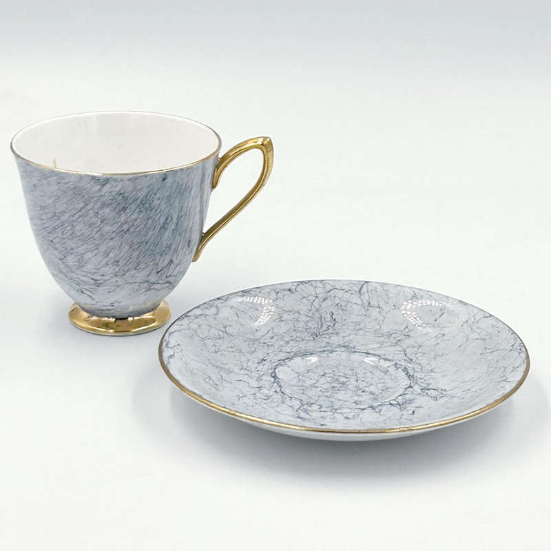 Royal Albert Gossamer Demitasse Duo Grey
