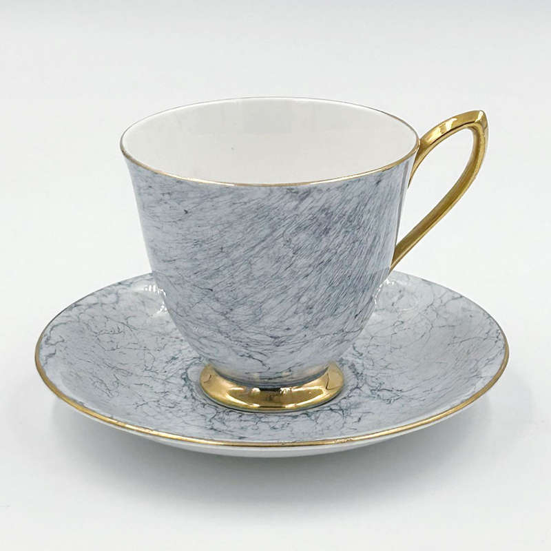 Royal Albert Gossamer Demitasse Duo Grey