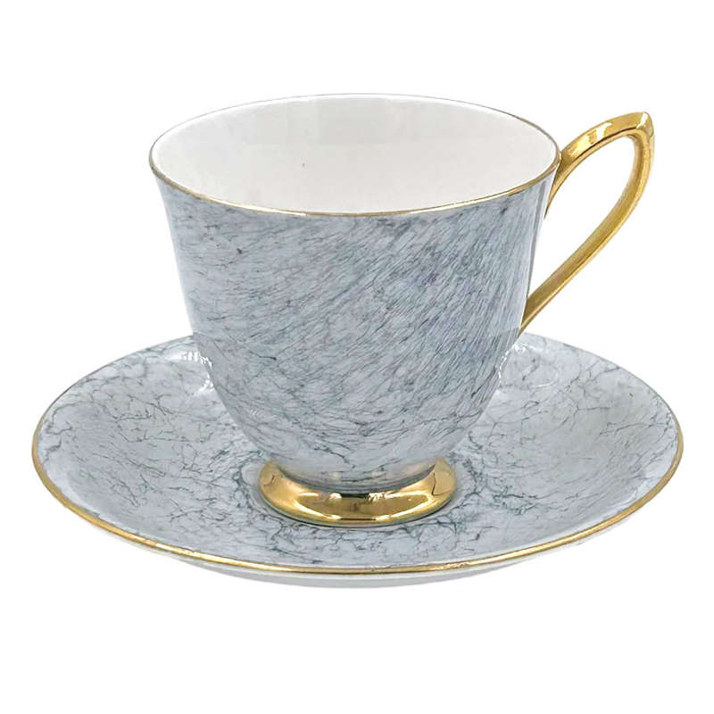 Royal Albert Gossamer Demitasse Duo Grey