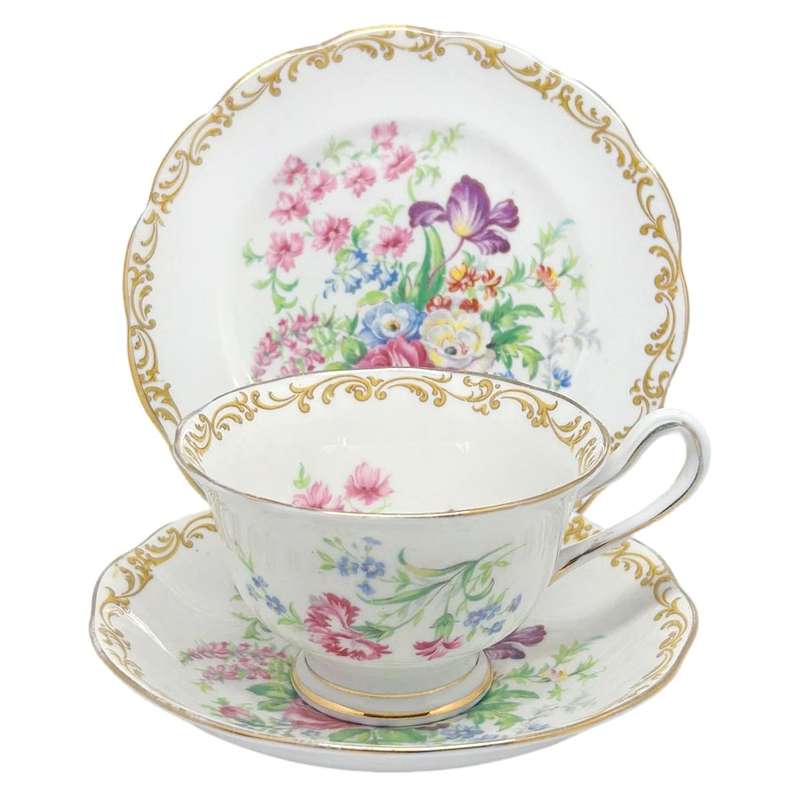 Royal Albert Nosegay Avon Tea Trio