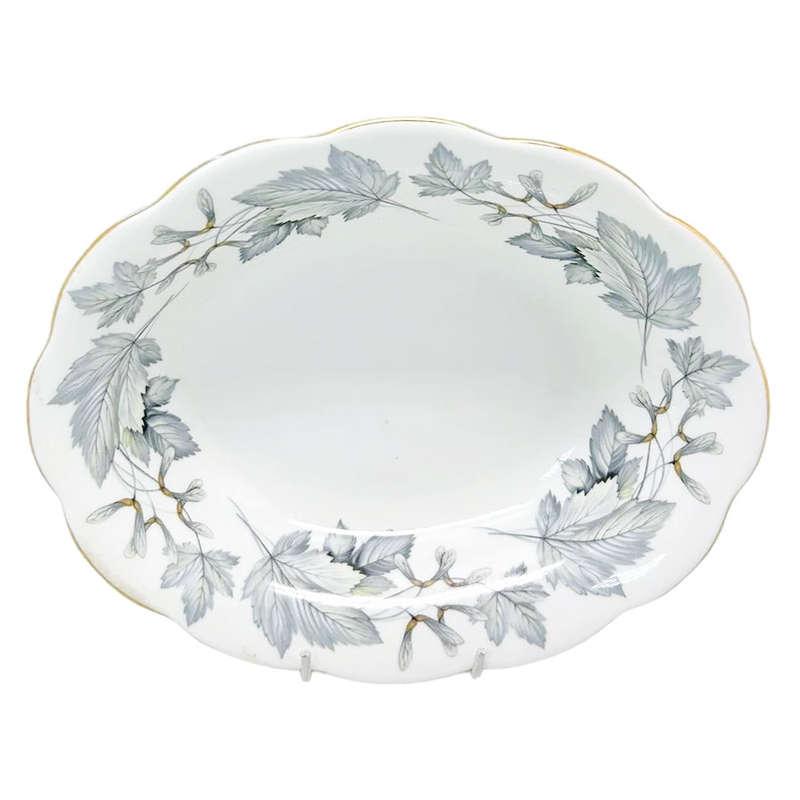 Royal Albert Silver Maple Oval Bowl