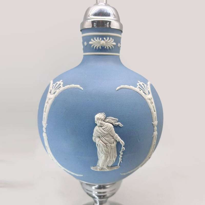 Wedgwood Blue Jasperware Lamp Base