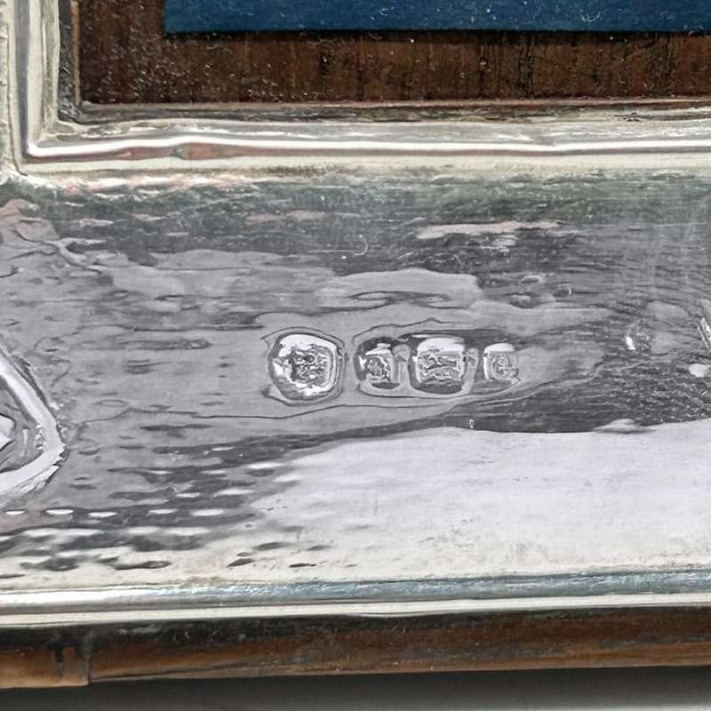Arts and Crafts  Hallmarked Silver Picture Frame Birmingham 1904