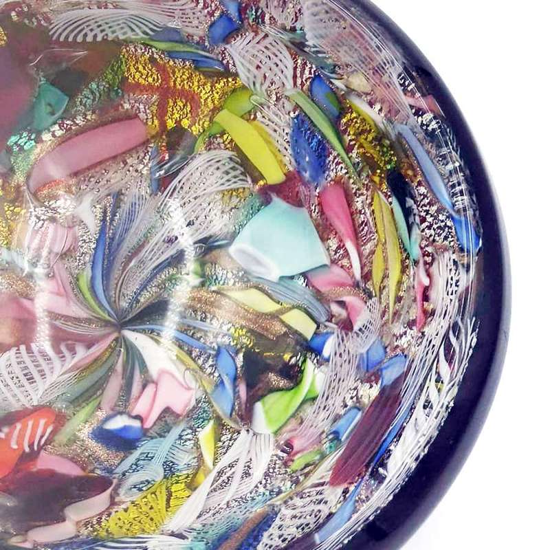 Arte Vetraria Muranese Murano Tutti Frutti Bowl C1953