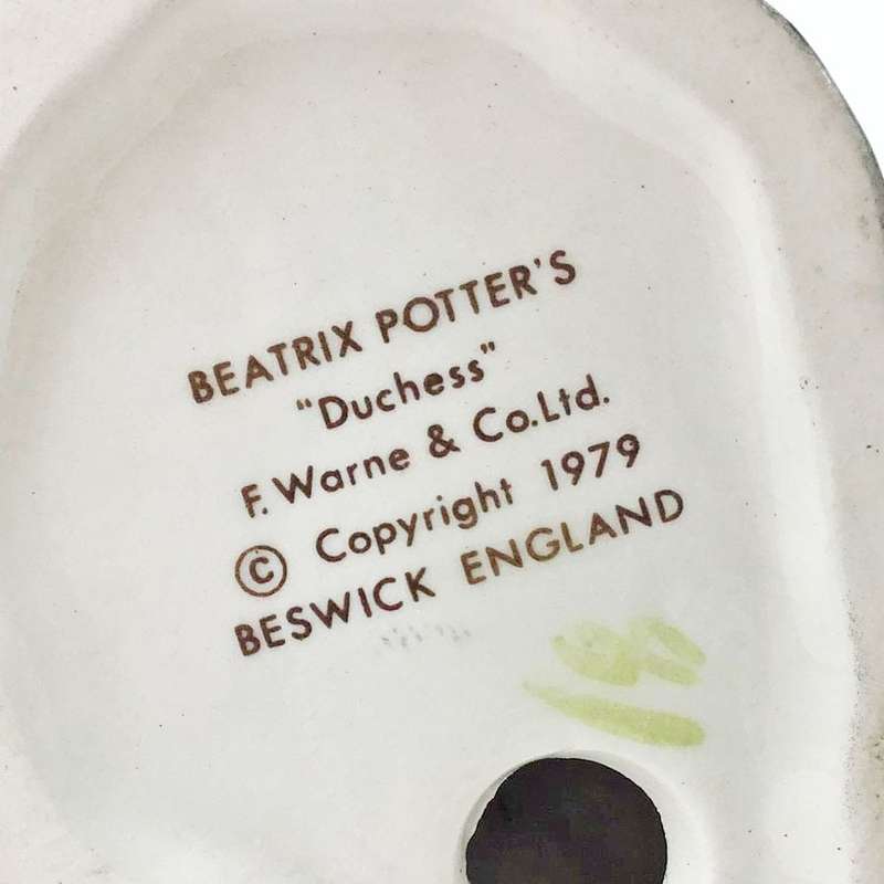 Beswick Beatrix Potter Figurine Duchess With Pie BP3B