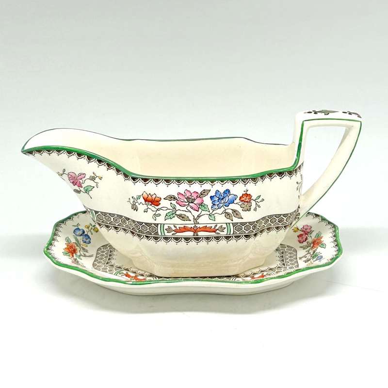 Copeland Spode Chinese Rose Pattern Gravy Boat