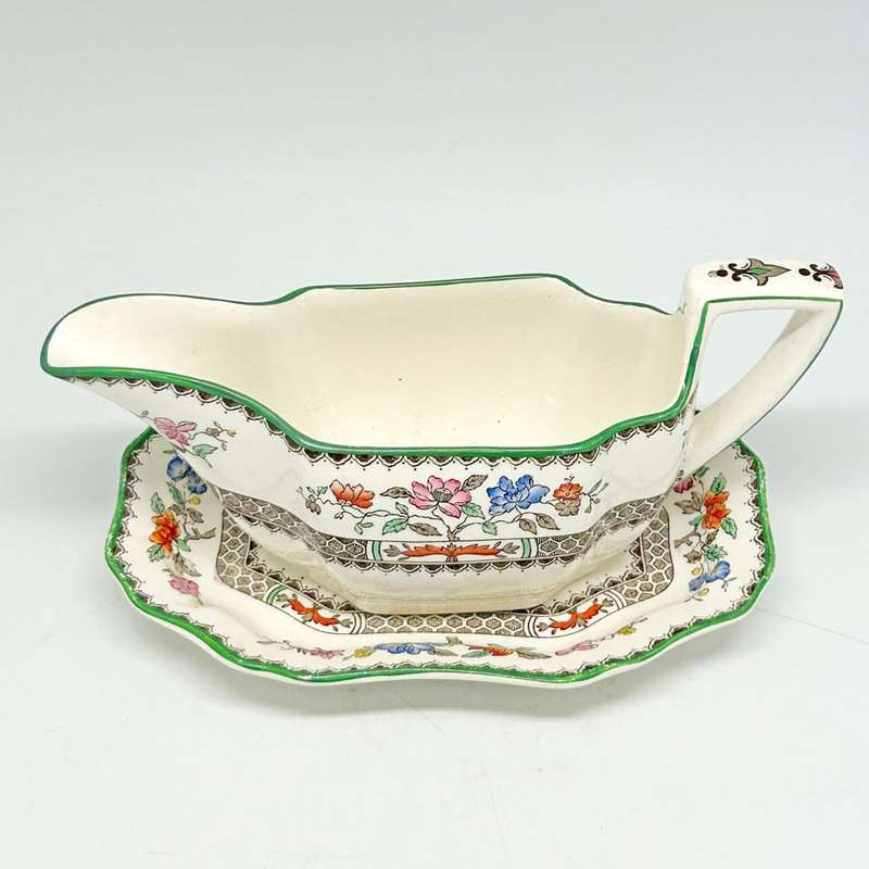 Copeland Spode Chinese Rose Pattern Gravy Boat