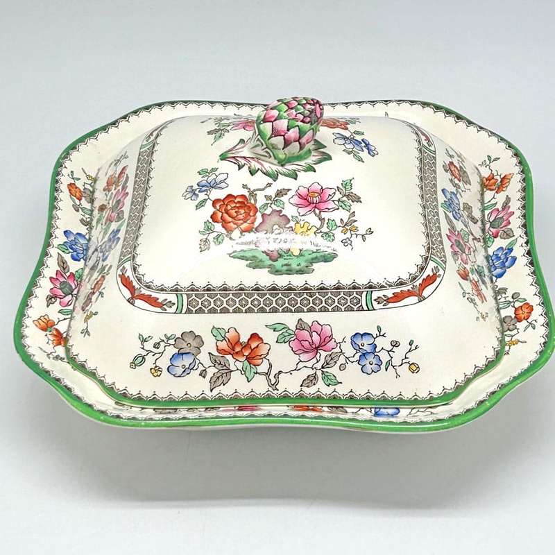 Copeland Spode Chinese Rose Vegetable Bowl