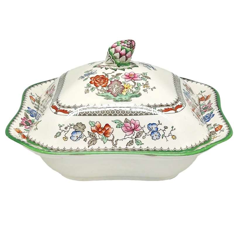 Copeland Spode Chinese Rose Vegetable Bowl