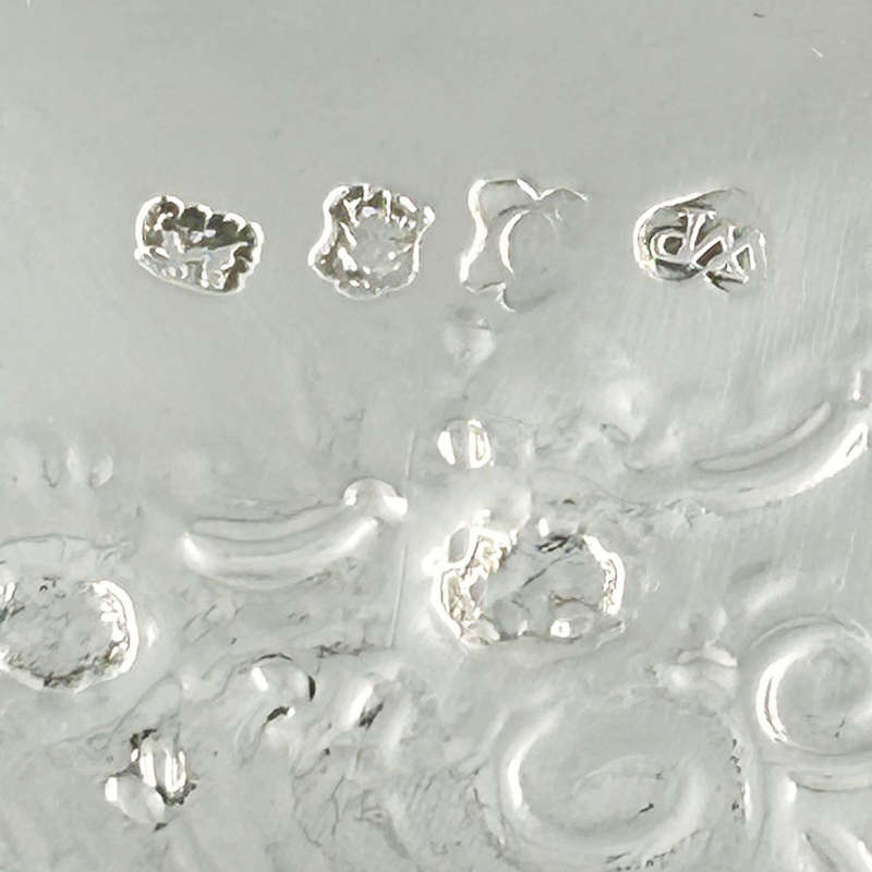 Georgian Silver Calling Card Tray London 1749 William Peaston
