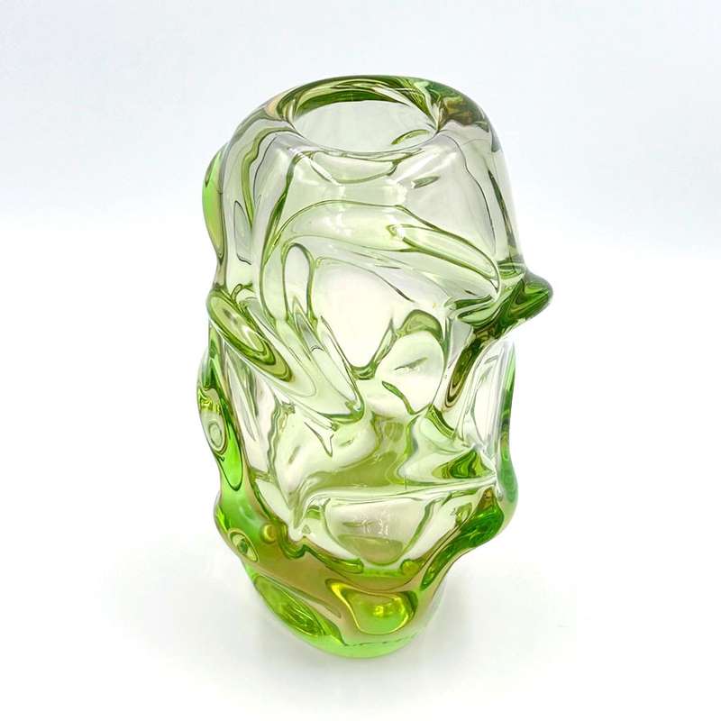 Jan Kotik Propeller Glass Vase Emanuel Beranek Skrdlovice 1955