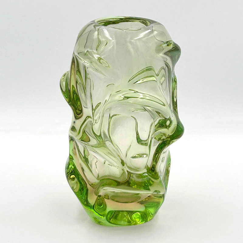 Jan Kotik Propeller Glass Vase Emanuel Beranek Skrdlovice 1955