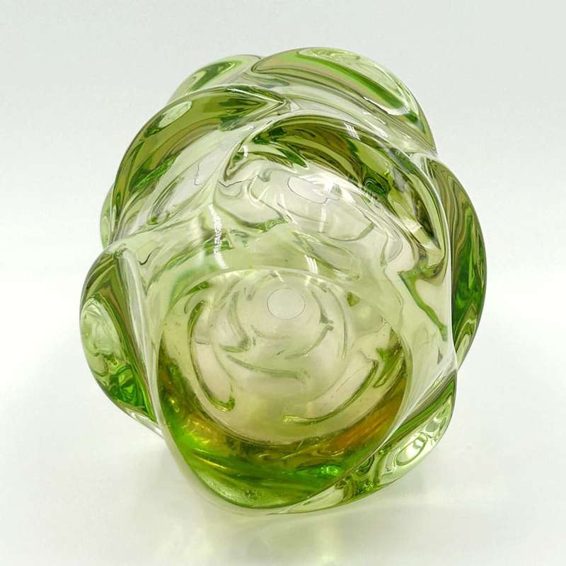 Jan Kotik Propeller Glass Vase Emanuel Beranek Skrdlovice 1955