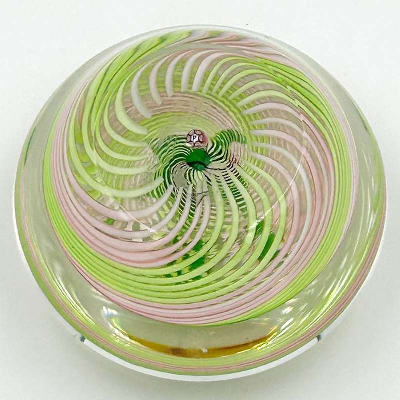 Perthshire Nosegay Floral Glass Paperweight 1977