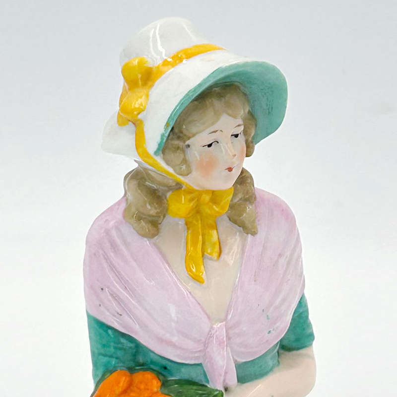 Porcelain Glazed 20th Century Half Doll