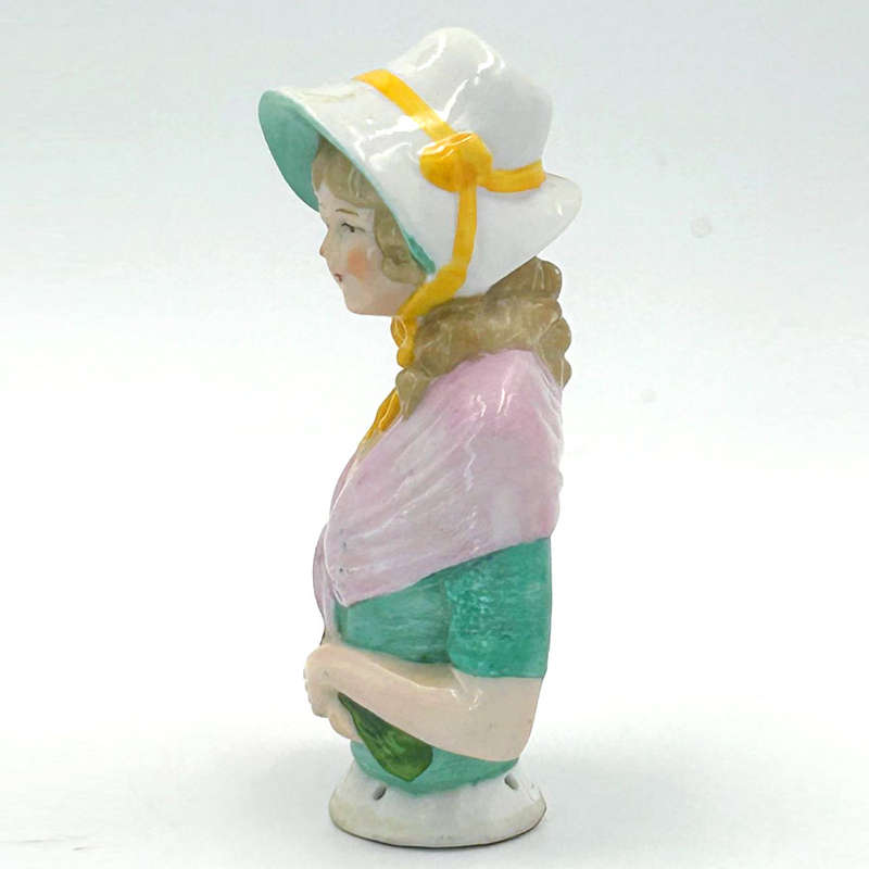 Porcelain Glazed 20th Century Half Doll