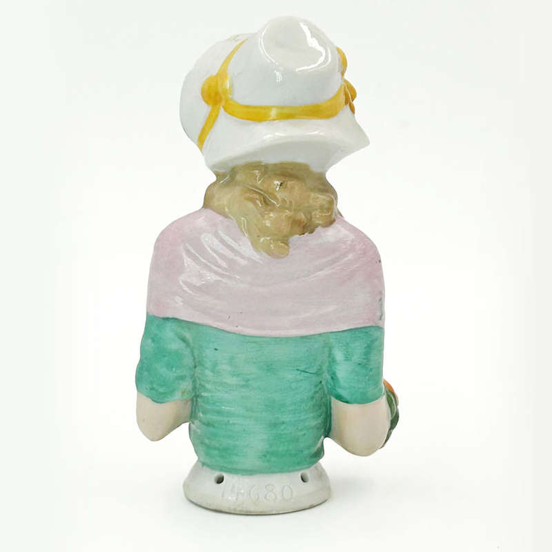 Porcelain Glazed 20th Century Half Doll