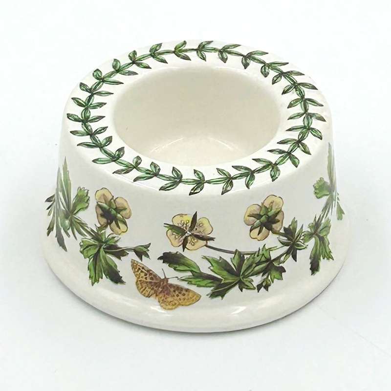 Portmeirion Botanic Garden Tea Light Candleholder Yellow Flower