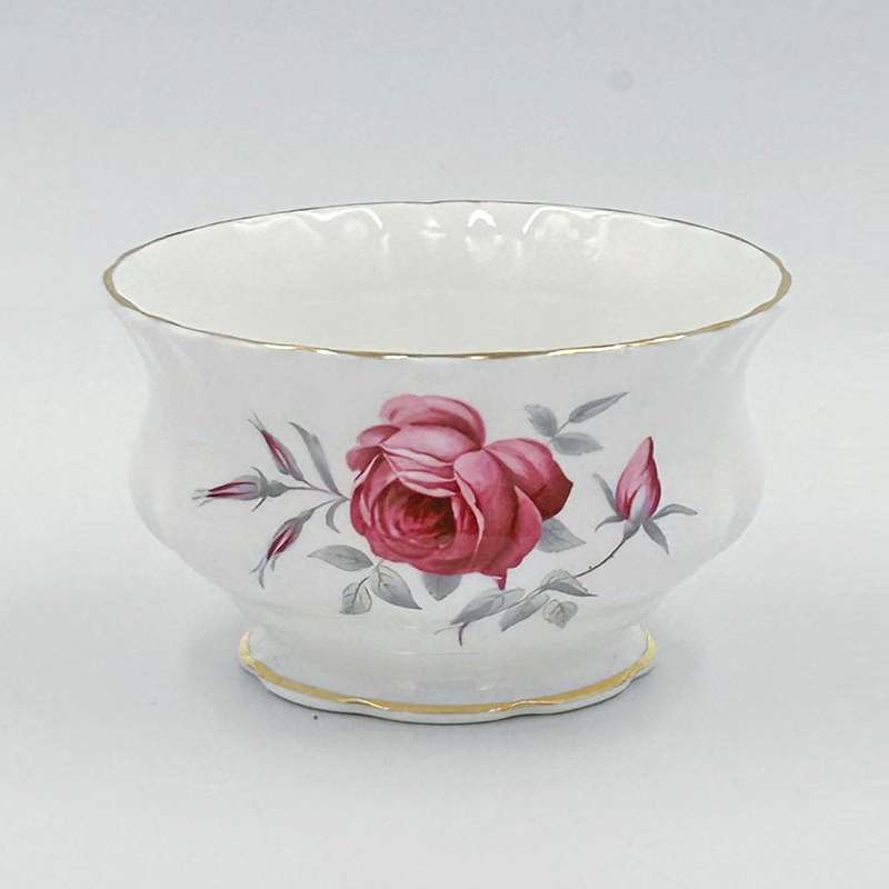 Royal Albert Trent Rose Coffee Sugar Bowl