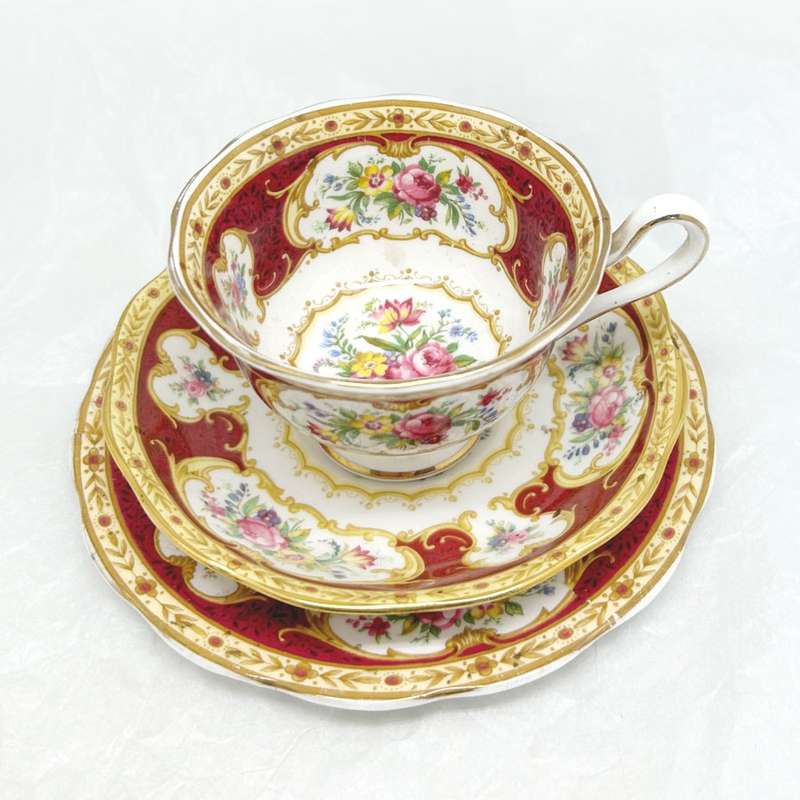 Royal Albert Lady Hamilton  Avon Tea Trio