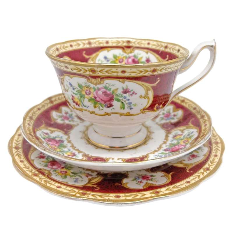Royal Albert Lady Hamilton Tea Trio Avon