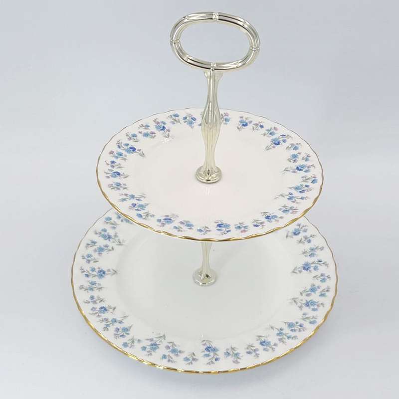 Royal Albert Memory Lane Two Tier High Tea Stand