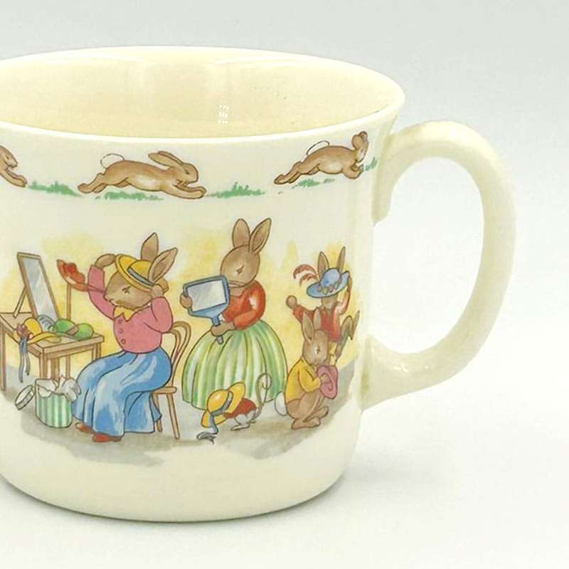 Royal Doulton Christening Bunnykins Mug Dress Up