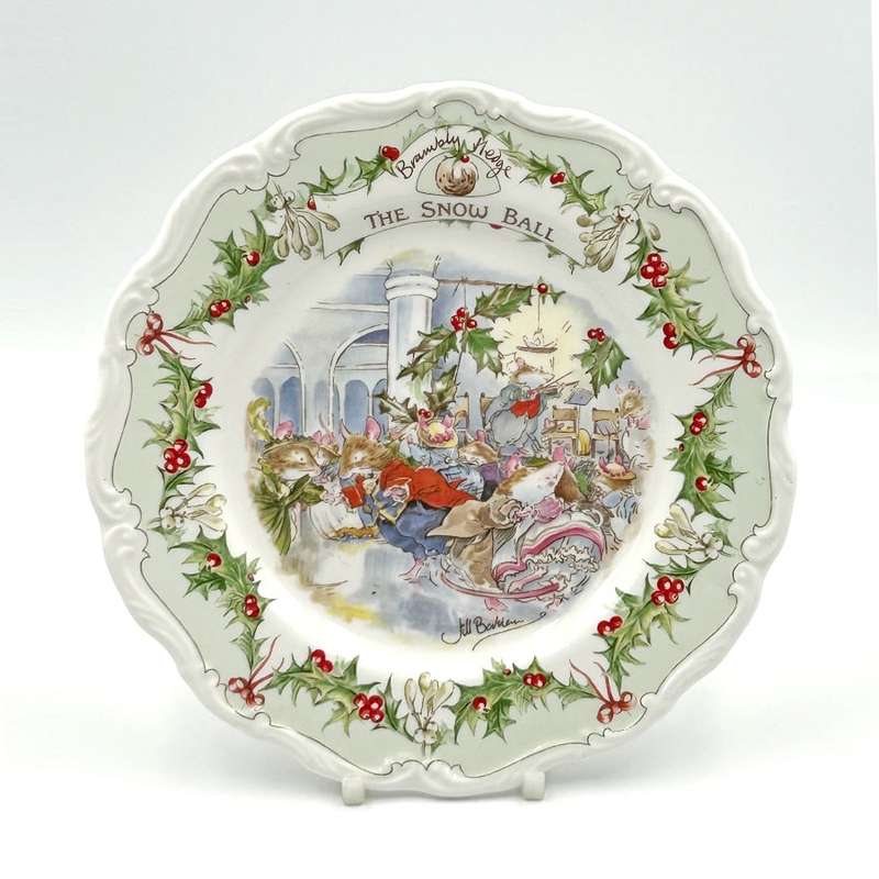 Brambly Hedge Royal Doulton Snow Ball Plate