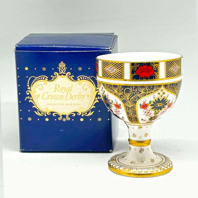 Royal Crown Derby Old Imari Goblet 1128