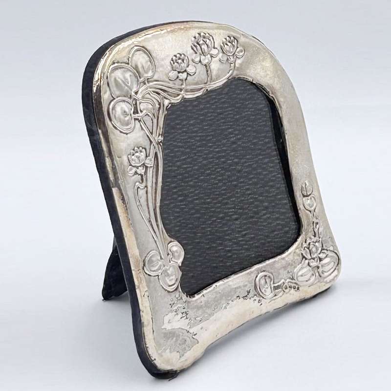 Silver Art Nouveau Style Picture Frame Birmingham 1959