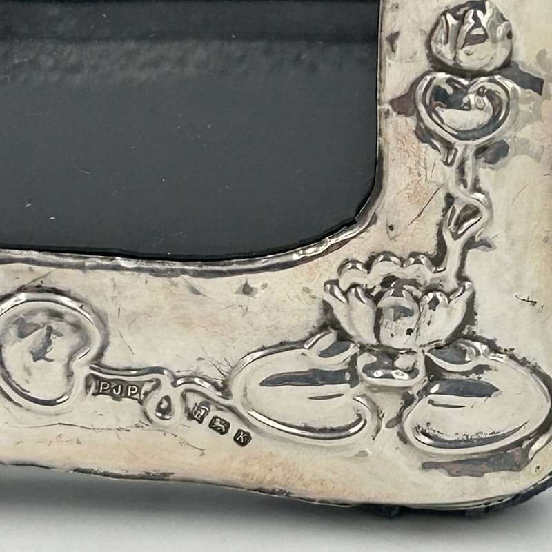 Silver Art Nouveau Style Picture Frame Birmingham 1959