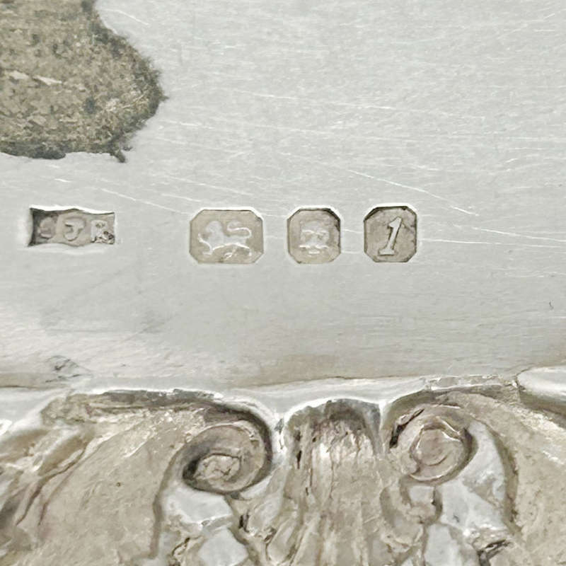 Silver Sherry Decanter Label London 1966