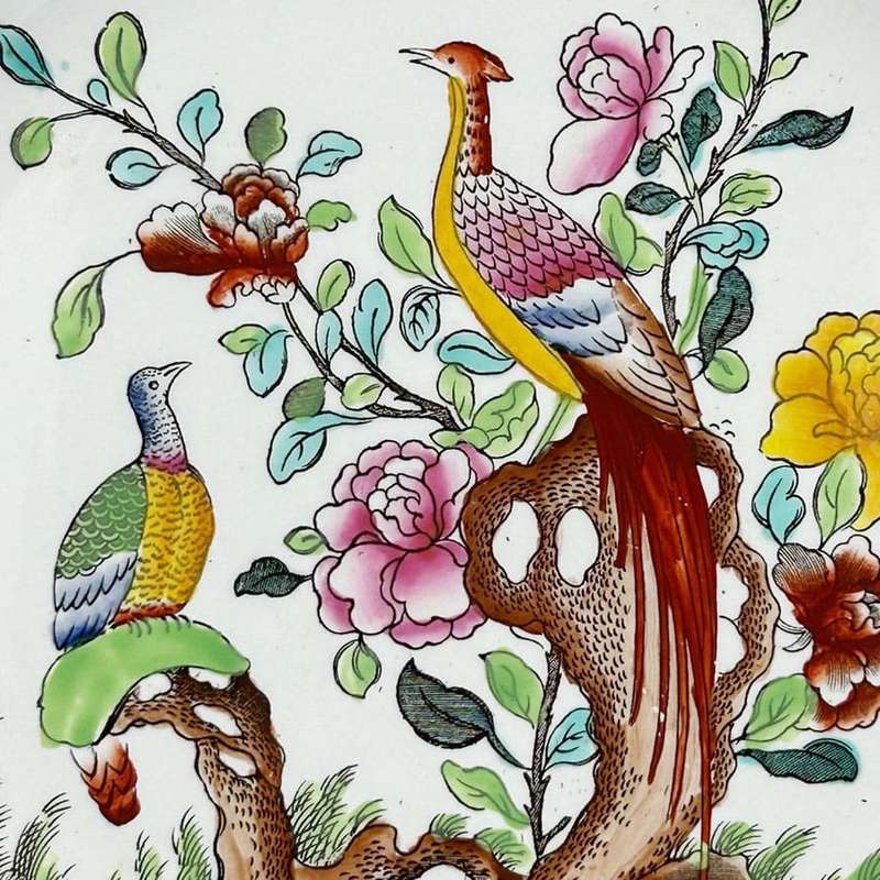 Spode Copeland Waring and Gillow Pheasant Plate c1908