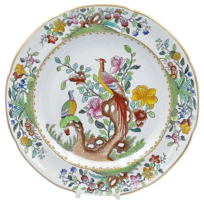 Spode Copeland Waring and Gillow Pheasant Plate c1908
