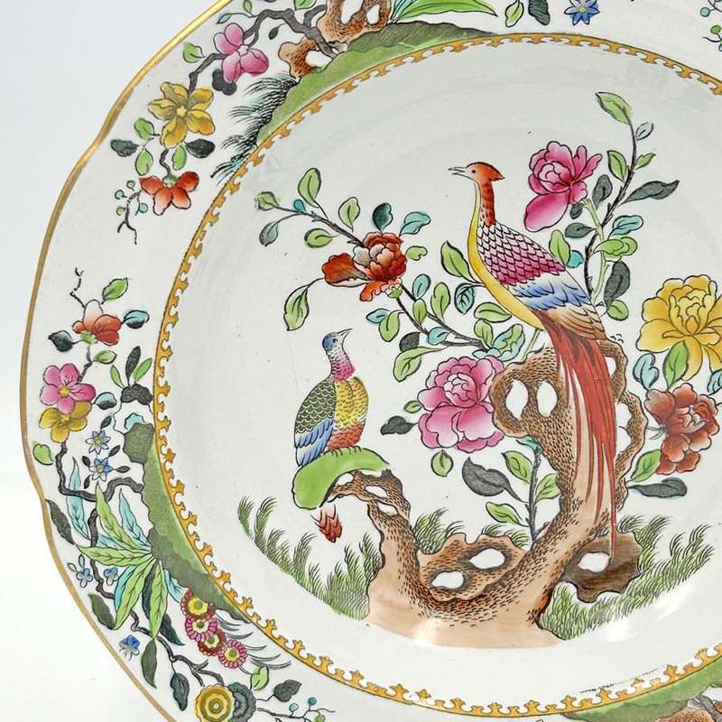 Spode Copeland Waring and Gillow Pheasant Soup Bowl c1908