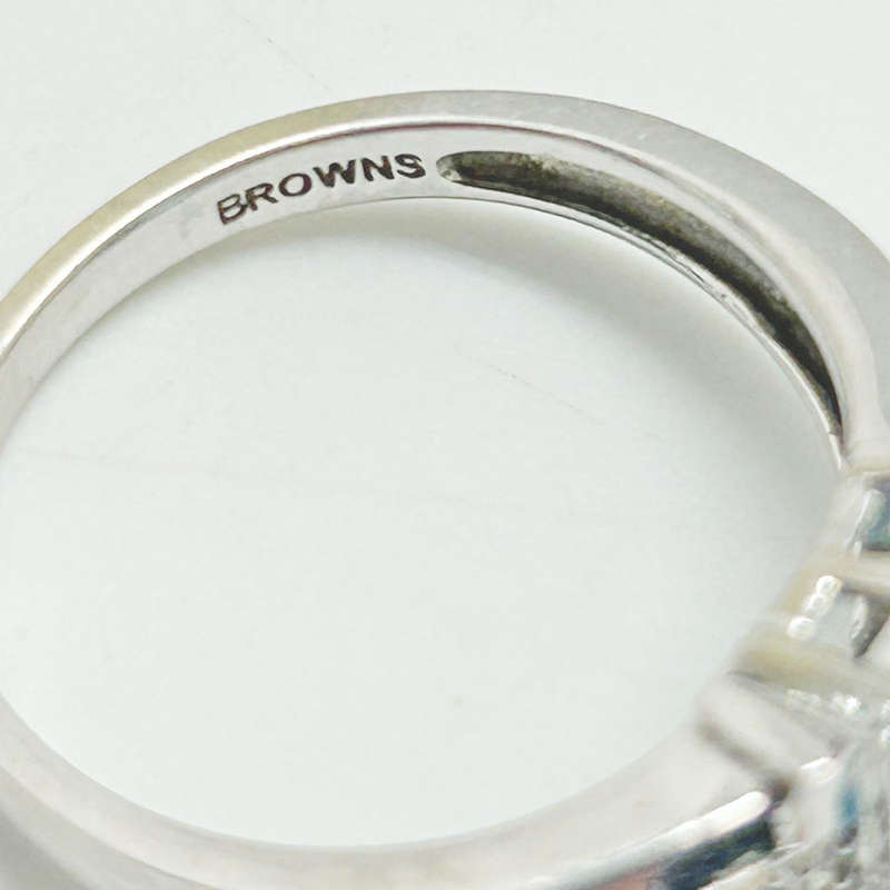 Topaz 9ct White Gold Cocktail Ring