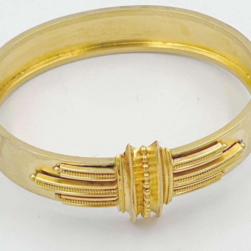 Victorian Etruscan Revival 9ct Gold Bracelet 1860