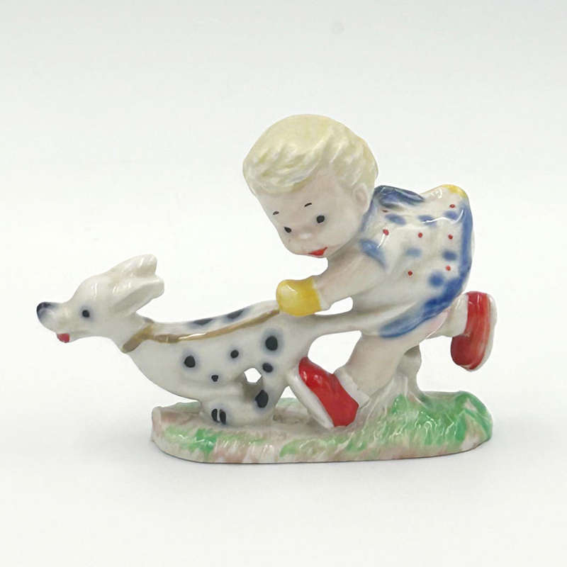 Wade Sarah Walking Her Dog Mable Lucie Attwell C1959