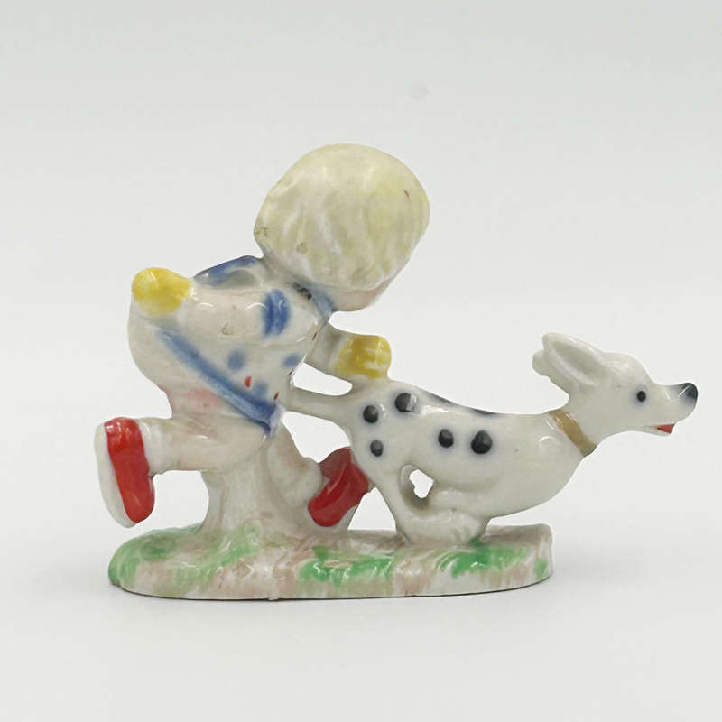 Wade Sarah Walking Her Dog Mable Lucie Attwell C1959