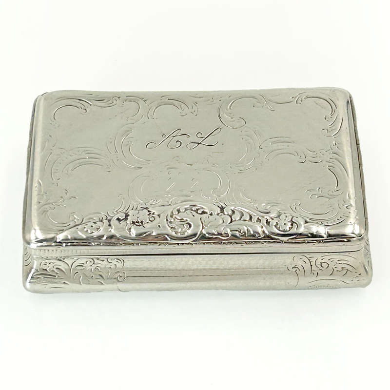 Austria Hungary Silver Snuff Box Vienna 1843