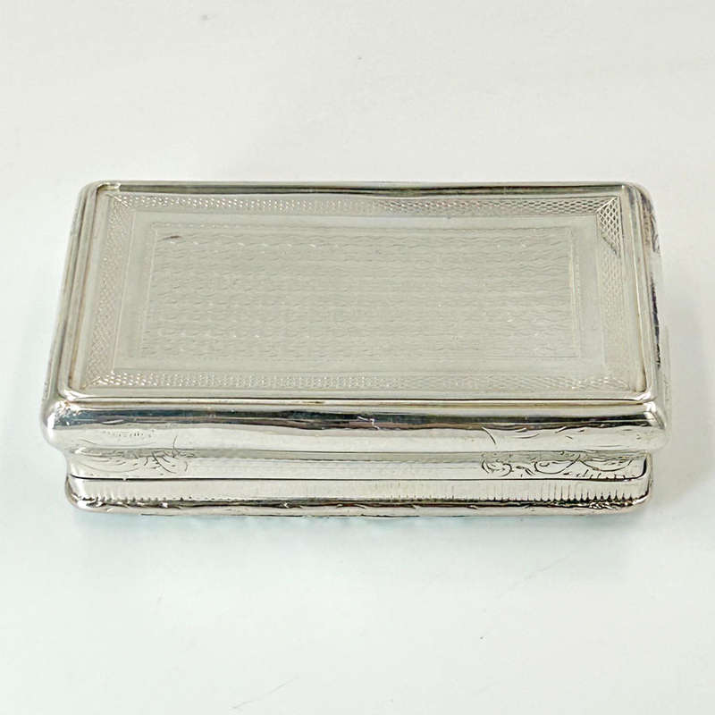 Austria Hungary Silver Snuff Box Vienna 1843