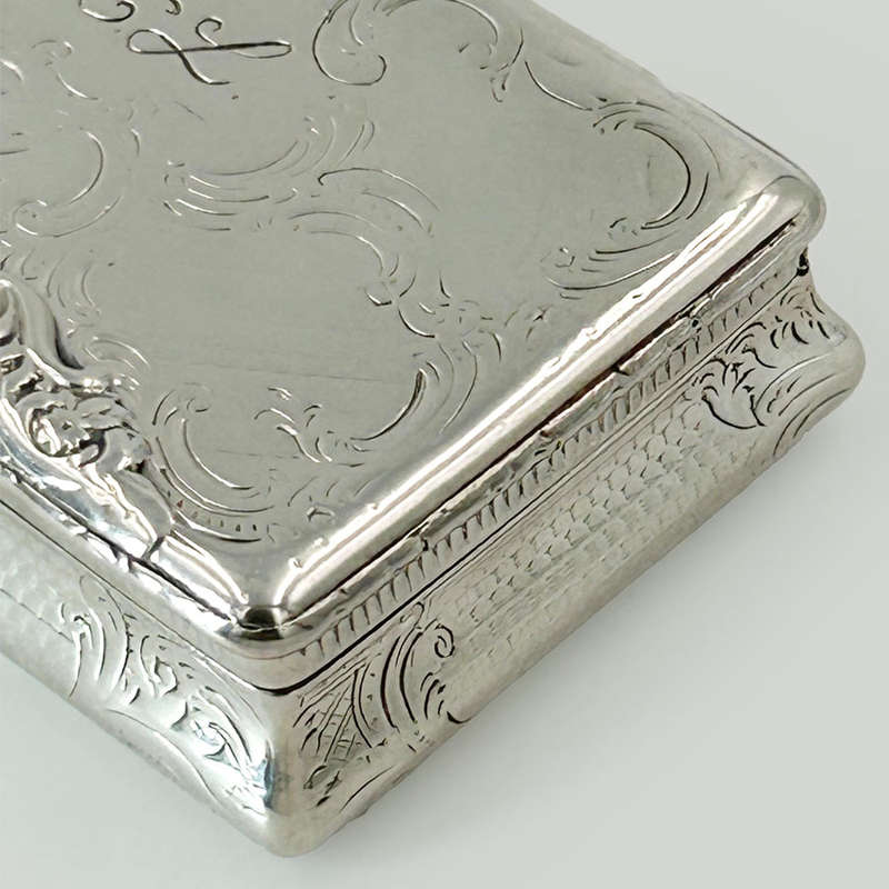 Austria Hungary Silver Snuff Box Vienna 1843