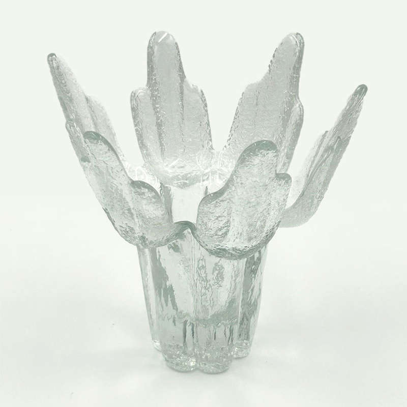 English Lasisepat For Ravenhead Glass Cactus Vase C1950